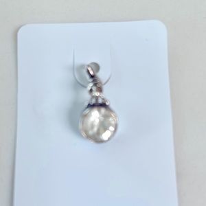 New Silpada Sterling Silver charm…. April birthstone
